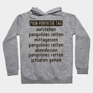 perfekter pangolin Tag Retten Respekt Fan Tiere Hoodie